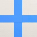 MATA GIMNASTYCZNA Z POMPKĄ 200X200X20CM PVC NIEBIESKA
