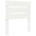 RAMKA ŁÓŻKA Z SZUFLADĄ BIAŁY 75X 190CM DREWNO INŻYNIERYJNE