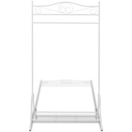 WIESZAK NA UBRANIA ZE STALI BIAŁY