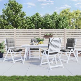 PODUSZKI NA KRZESŁA Z NISKIM OPARCIEM 4 SZT. SZARE