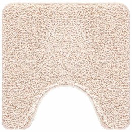 ANTYPOŚLIZGOWA MATA DO ŁAZIENKI Z WYCIĘCIEM NA TOALETĘ KREMOWY