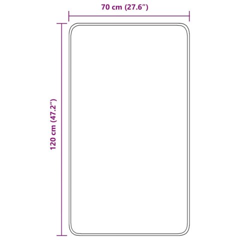 MATA ŁAZIENKOWA ANTYPOŚLIZGOWA ZIELONY 70X 120CM PP