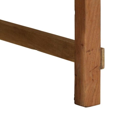 STOLIK KAWOWY BRĄZOWY 60X 55X 40CM LITE DREWNO RECYKLINGOWE