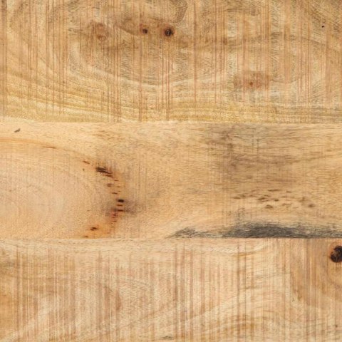 SZAFKA NOCNA BRĄZOWY I CZARNY 40X 35X 50CM DREWNO Z MANGO