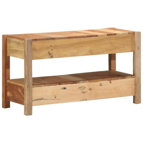 SZAFKA POD TELEWIZOR Z SZUFLADĄ BRĄZOWY 83X 33X 46CM