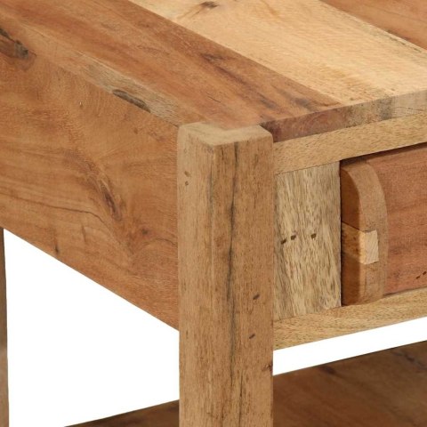 SZAFKA POD TELEWIZOR Z SZUFLADĄ BRĄZOWY 83X 33X 46CM