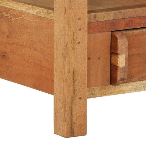 SZAFKA POD TELEWIZOR Z SZUFLADĄ BRĄZOWY 83X 33X 46CM