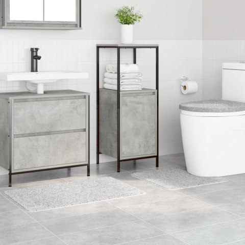 ZESTAW MAT ŁAZIENKOWYCH ANTYPOŚLIZGOWYCH 3 SZT. SZARY PP