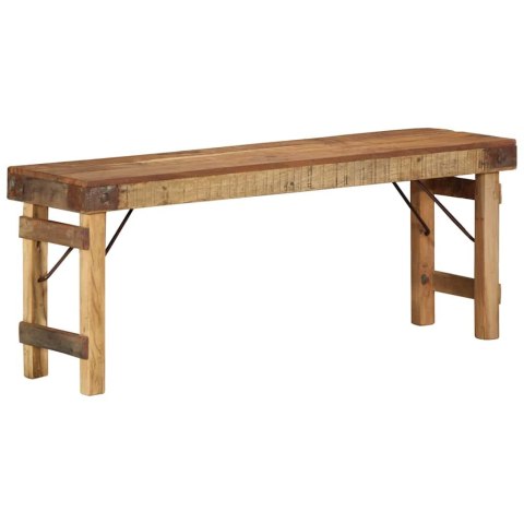 ŁAWKA NATURALNY 110X 35X 46CM STARE DREWNO Z RECYKLINGU
