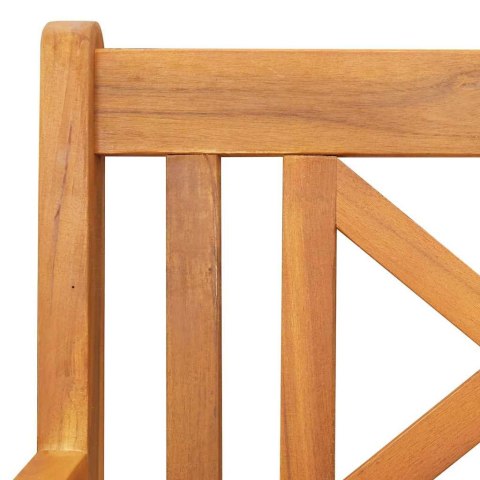 ŁAWKA HUŚTAWKA BRĄZOWY 110X 59X 97CM LITE DREWNO AKACJI