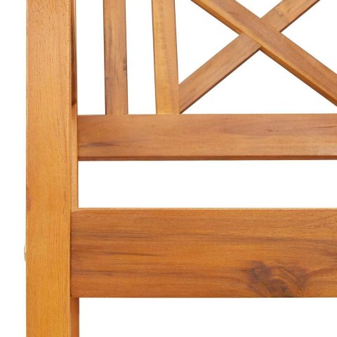 ŁAWKA OGRODOWA BRĄZOWY 180X 56X 90CM LITE DREWNO AKACJI