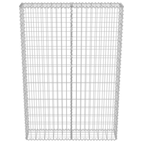 ŚCIANA GABIONOWA Z POKRYWAMI GALWANIZOWANA STAL 100X20X150CM