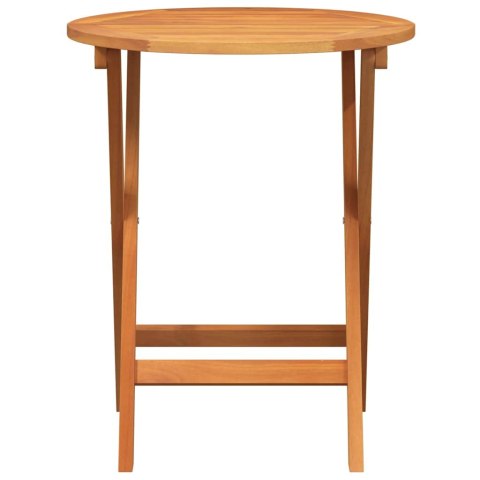 STÓŁ OGRODOWY NATURALNY 60X 60X 72CM LITE DREWNO AKACJI