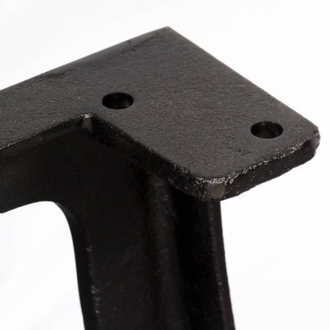 NOGI DO STOLIKA KAWOWEGO 2 SZT. W KSZTAŁCIE LITERY A ŻELIWO