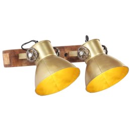 INDUSTRIALNA LAMPA ŚCIENNA MOSIĄDZ 45X25CM E27