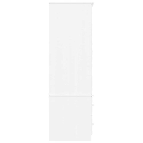 SZAFA ALTA BIAŁA 90X55X170CM LITE DREWNO SOSNOWE