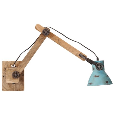 KINKIET 25 W POSTARZANY NIEBIESKI 96X15X20CM E27