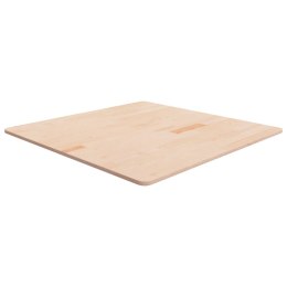 KWADRATOWY BLAT DO STOLIKA 90X90X1,5CM SUROWE DREWNO DĘBOWE