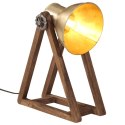 LAMPA STOŁOWA 25 W ANTYCZNY MOSIĄDZ 30X17X40CM E27