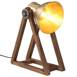 LAMPA STOŁOWA 25 W ANTYCZNY MOSIĄDZ 30X17X40CM E27