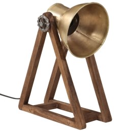 LAMPA STOŁOWA 25 W ANTYCZNY MOSIĄDZ 30X17X40CM E27