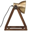 LAMPA STOŁOWA 25 W ANTYCZNY MOSIĄDZ 30X17X40CM E27