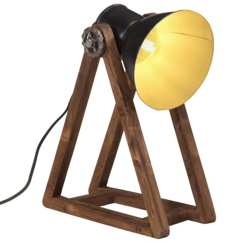 LAMPA STOŁOWA 25 W CZARNA 30X17X40CM E27