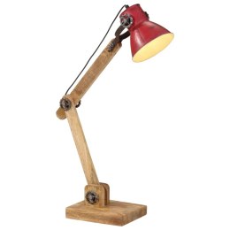 LAMPA STOŁOWA 25 W POSTARZANY CZERWONY 23X18X96CM E27