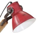 LAMPA STOŁOWA 25 W POSTARZANY CZERWONY 23X18X96CM E27