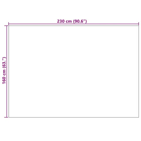 DYWANY POKOJOWE PROSTOKĄTNY KREMOWY 230X 160CM