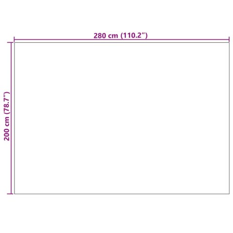 DYWANY POKOJOWE PROSTOKĄTNY KREMOWY 280X 200CM