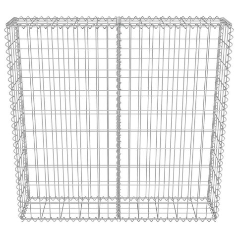 ŚCIANA GABIONOWA Z POKRYWAMI STAL GALWANIZOWANA 100X20X100CM
