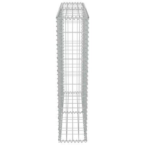 ŚCIANA GABIONOWA Z POKRYWAMI STAL GALWANIZOWANA 100X20X100CM