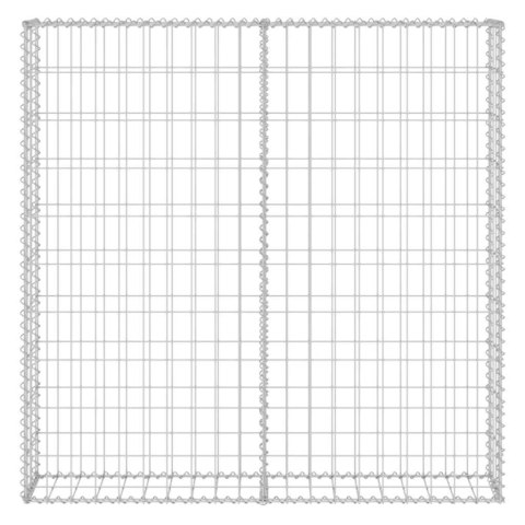 ŚCIANA GABIONOWA Z POKRYWAMI STAL GALWANIZOWANA 80X20X100CM