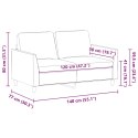 2-OSOBOWA SOFA CZARNA 120CM SZTUCZNA SKÓRA