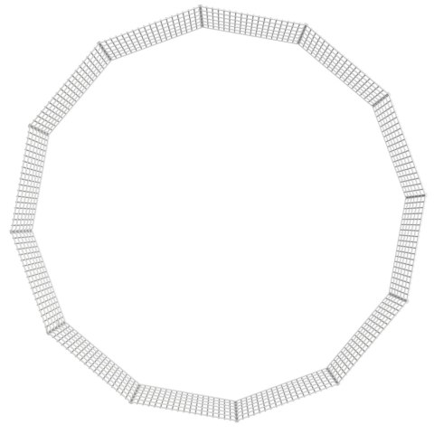 KOJEC DLA ZWIERZĄT 12 PANELI 54X60CM GALWANIZOWANE ŻELAZO