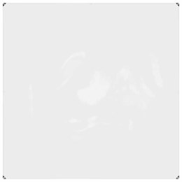 PRZEZROCZYSTA PLANDEKA Z OCZKAMI 2X2M PVC