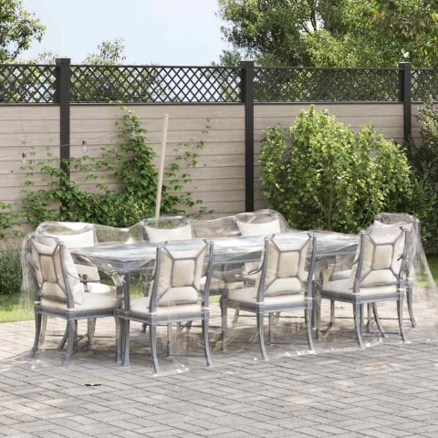 PRZEZROCZYSTA PLANDEKA Z OCZKAMI 2X5M PVC