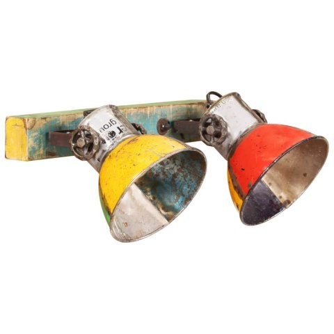 VidaXL Industrialna lampa ścienna, kolorowa, 45x25 cm, E27