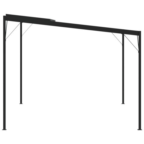 ALTANA OGRODOWA ANTRACYTOWA 4X3X2,5M ALUMINIUM I STAL