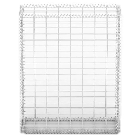 KOSZ GABIONOWY Z POKRYWAMI DRUT GALWANIZOWANY 100X80X30CM