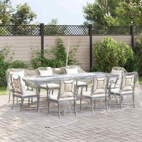 PRZEZROCZYSTA PLANDEKA Z OCZKAMI 5X6M PVC