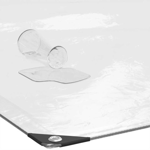 PRZEZROCZYSTA PLANDEKA Z OCZKAMI 6X10M POLIETYLEN