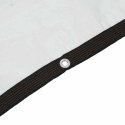 VidaXL Przezroczysta plandeka z oczkami 8x12 m Polietylen