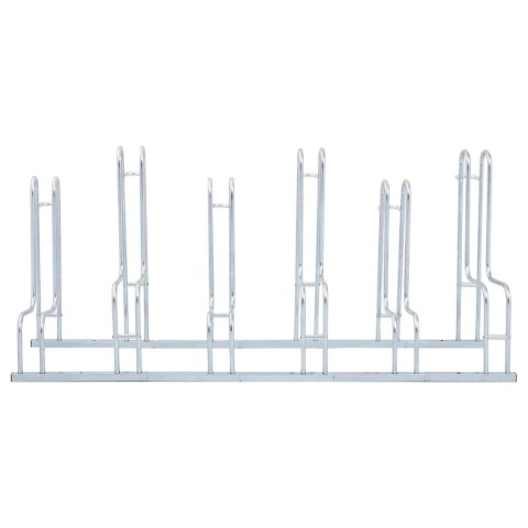 VidaXL Stojak na 6 rowerów, wolnostojący, stal galwanizowana