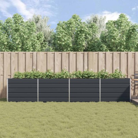 VidaXL Donica Antracyt 195 x 100 x 45 cm Stal Galwanizowana