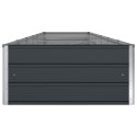 DONICA OGRODOWA ANTRACYT 195X100X45CM STAL GALWANIZOWANA