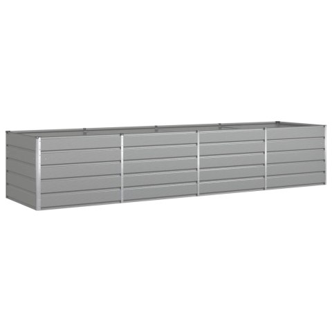 VidaXL Donica Jasnoszary 195 x 100 x 45 cm Stal Galwanizowana