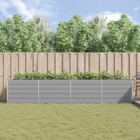 VidaXL Donica Jasnoszary 195 x 100 x 45 cm Stal Galwanizowana