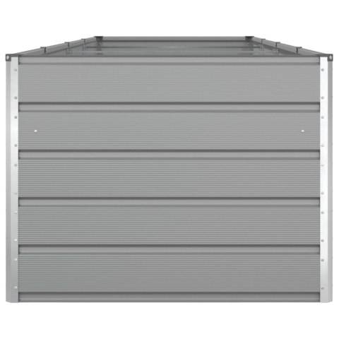 VidaXL Donica Jasnoszary 195 x 100 x 45 cm Stal Galwanizowana